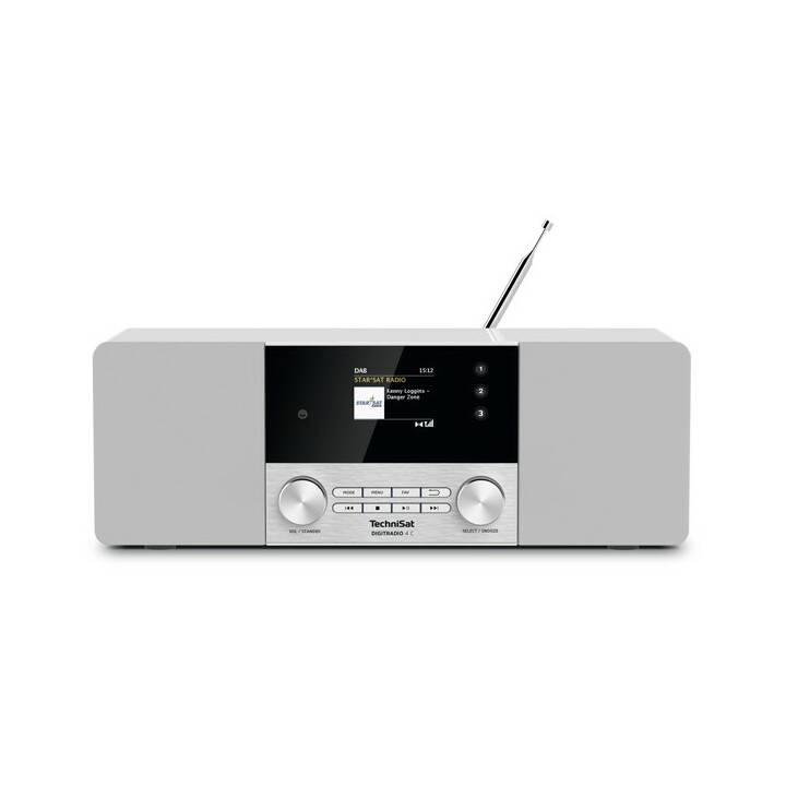 TECHNISAT 4C Digitalradio (Grau, Weiss)