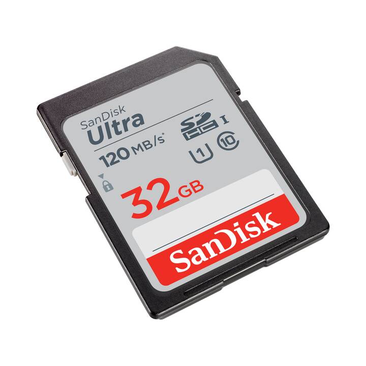 SANDISK SDHC Ultra (Class 10, 32 Go, 120 Mo/s)