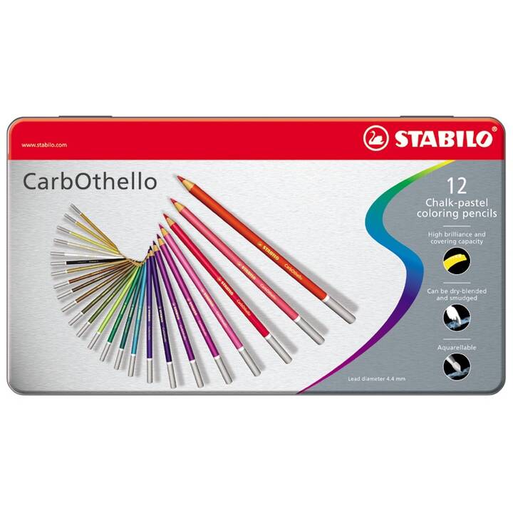 STABILO Pastellkreide CarbOthello (15 Stück)