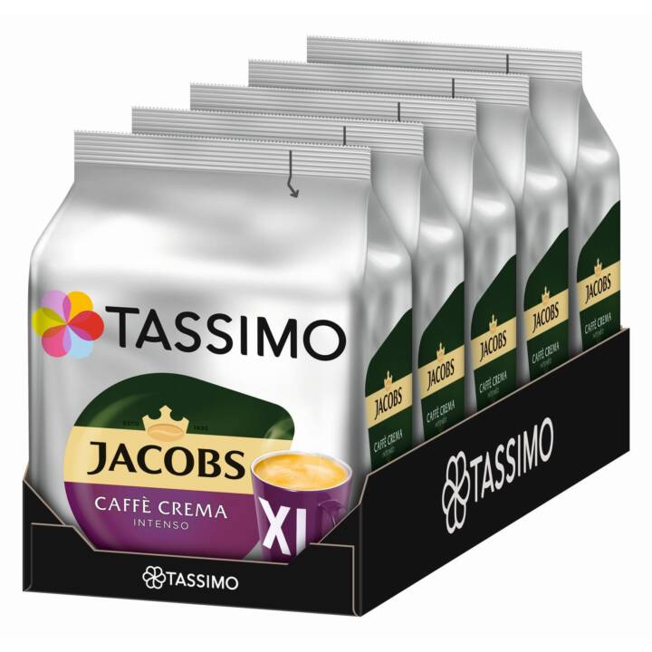 TASSIMO Capsules de Café Café crème Intenso XL Jacobs (16 Pièce)