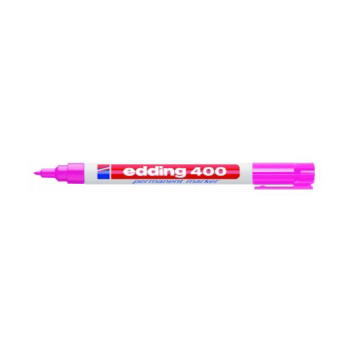 EDDING Marqueur permanent 400 (Rosé, 1 pièce)