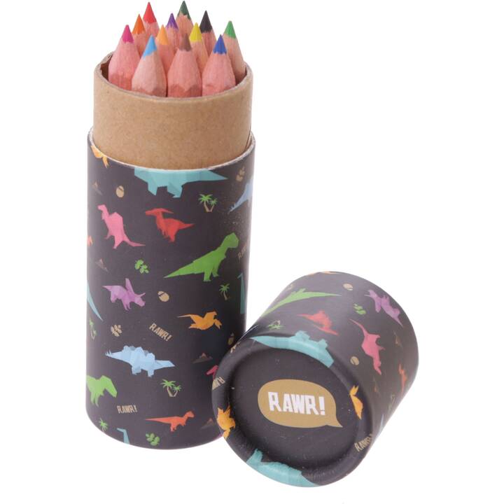 ROOST Crayons de couleur Dino (12 pièce)
