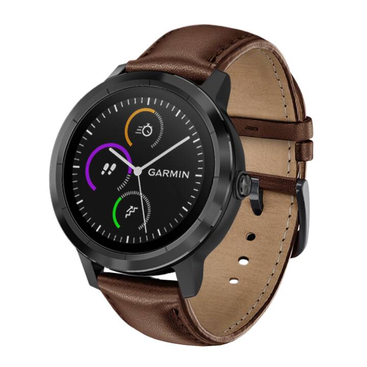 EG cinturino per Garmin Vivoactive 3 (20 mm) - marrone - Interdiscount