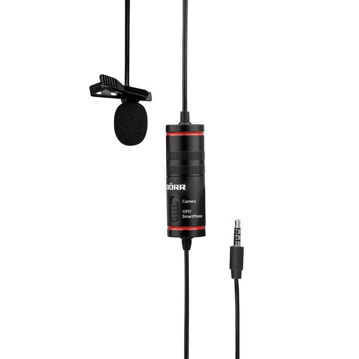 DÖRR LV-30 Mikrofon (Schwarz, Rot)