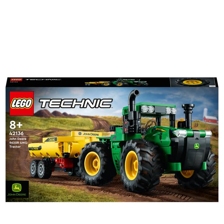 LEGO Technic Tracteur John Deere 9620R 4WD (42136, Difficile à trouver)