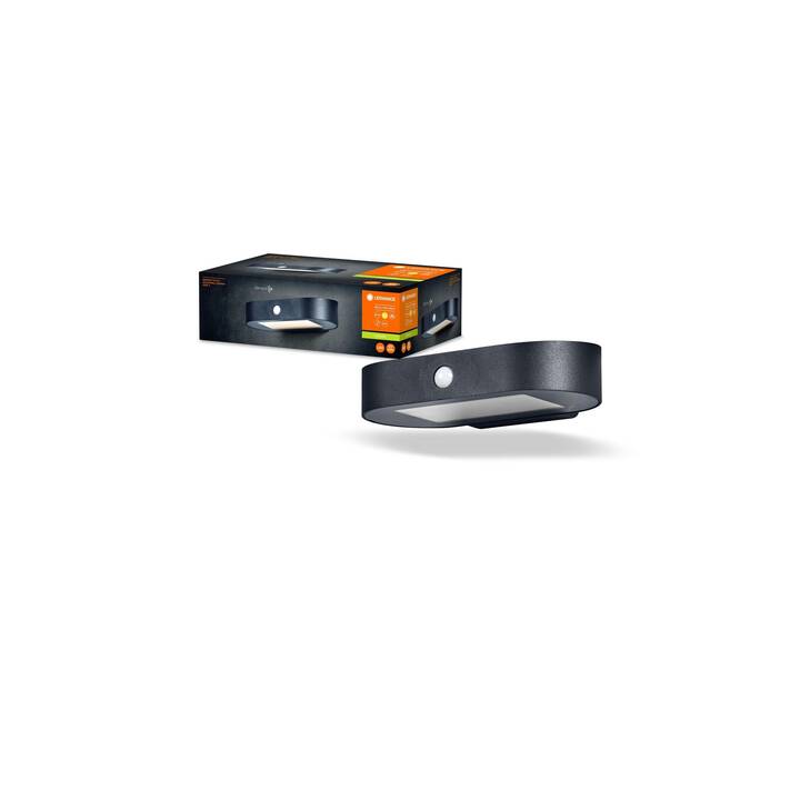 LEDVANCE Sensorlampe Endura Style Solar Oval (4 W, Schwarz)