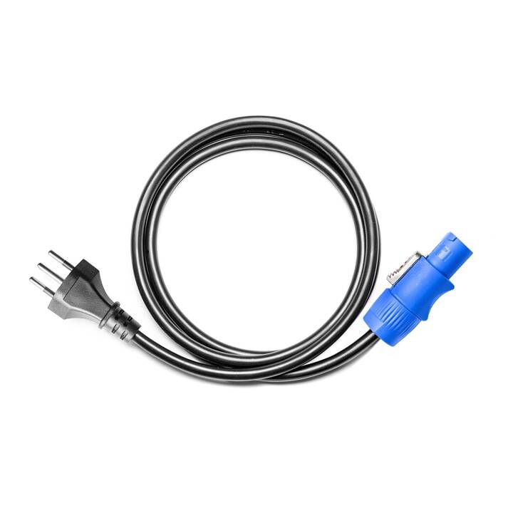 PD CONNEX Câble secteur CX12-1 (Powercon / T12, 1.5 m, Noir)