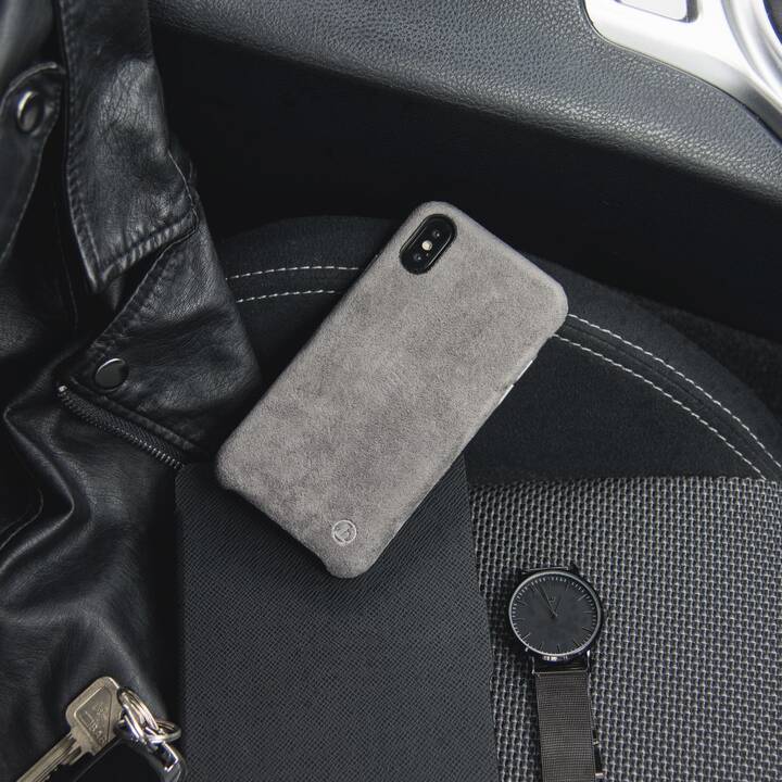 HAMA Backcover Finest Touch (iPhone 12 Pro, iPhone 12, Anthracite)