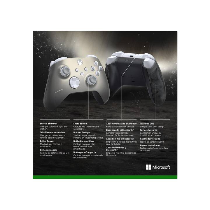 MICROSOFT Xbox Wireless Controller Lunar Shift Special Edition (Oro, Grigio nero)