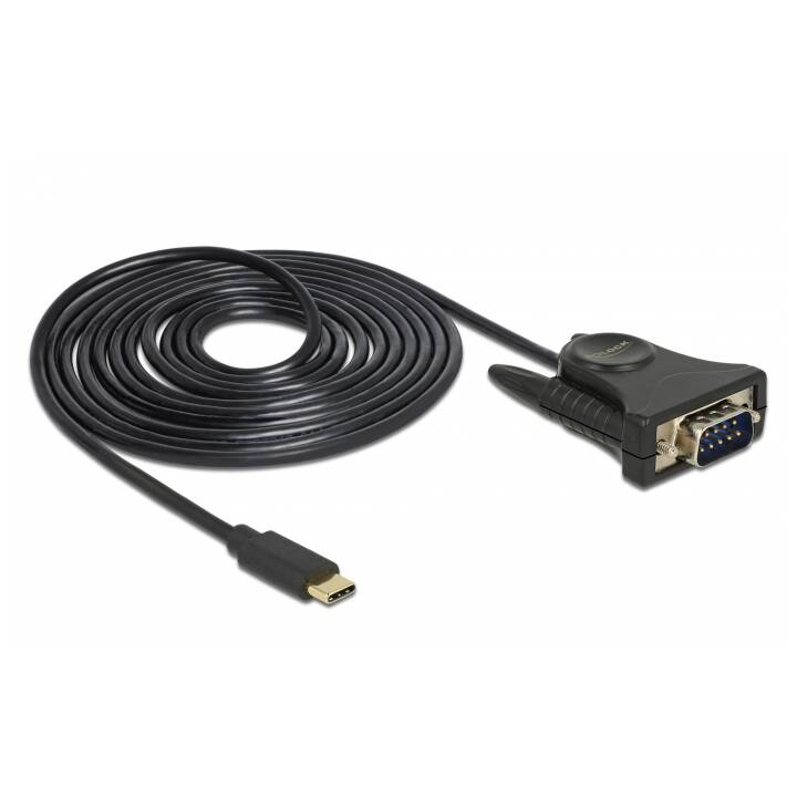 DELOCK 62964 Câble de connexion (USB C, RS-232, DB9, 1.8 m)