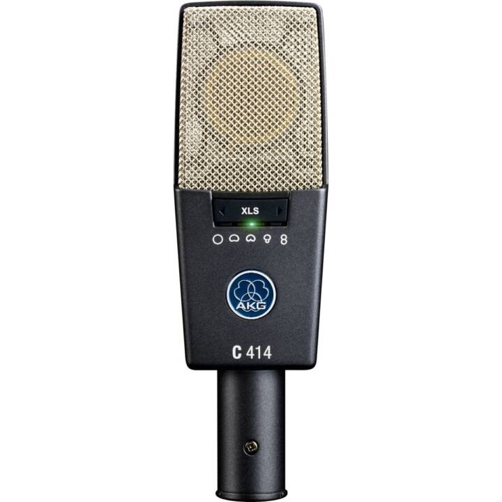 AKG C414 Microphone studio (Argent, Gris)