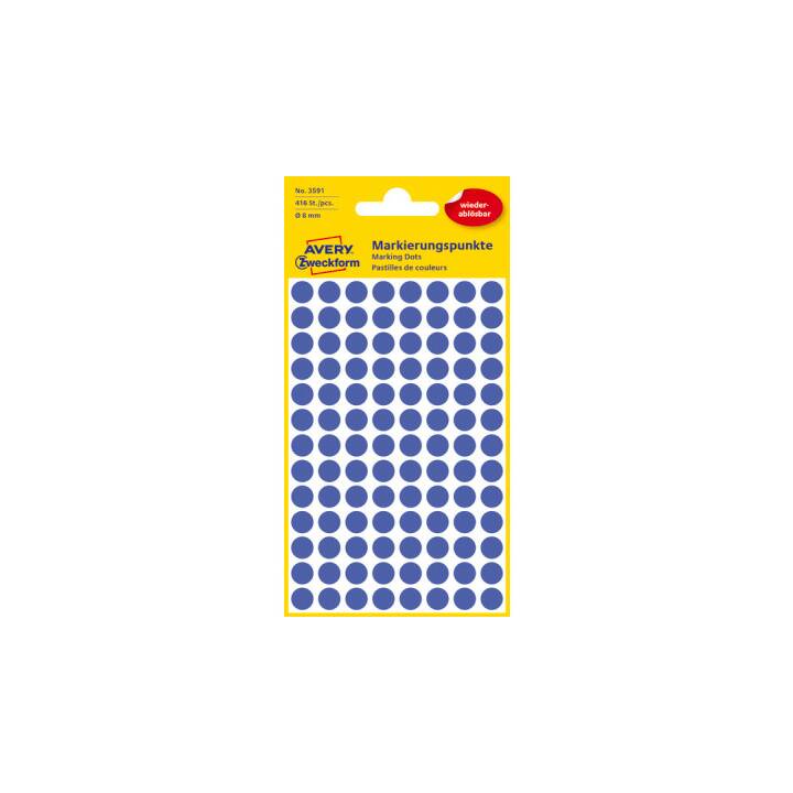 AVERY ZWECKFORM Sticker (Blau)