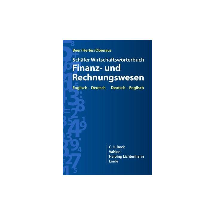 Schäfer Wirtschaftswörterbuch: Finanz- und Rechnungswesen