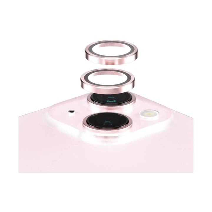 PANZERGLASS Vetro di protezione della telecamera Hoops (iPhone 15, iPhone 15 Plus, 1 pezzo)