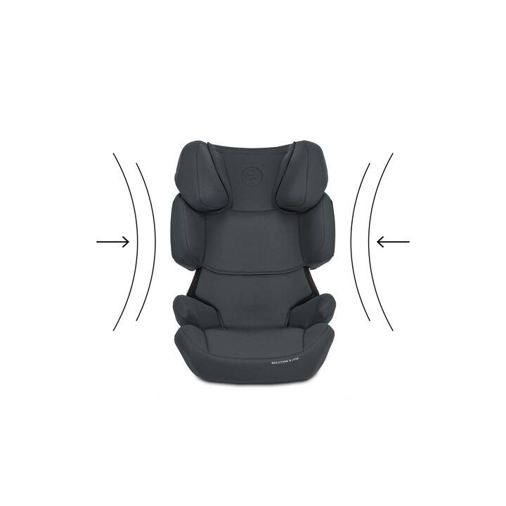 CYBEX Autokindersitz  Silver Kindersitz Solution X i-Fix Cobblestone (Grau)
