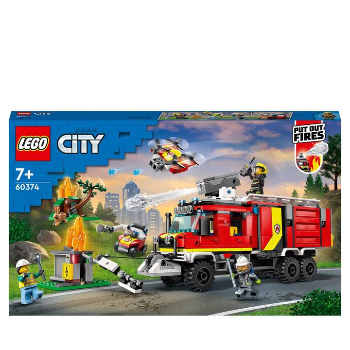 LEGO City Le Camion d’Intervention des Pompiers (60374)