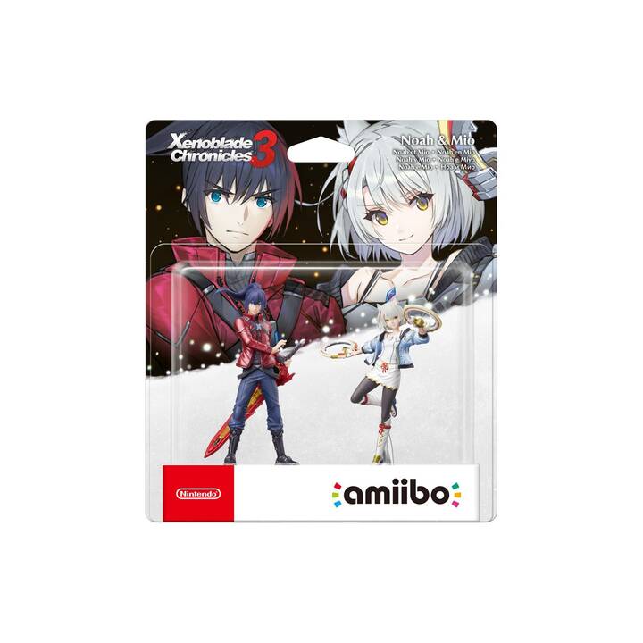NINTENDO amiibo Xenoblade Chronicles 3 Noah and Mio Figures (Nintendo Switch, Multicolore)