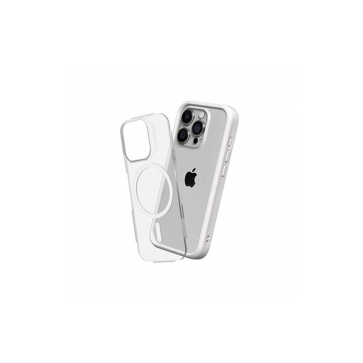 RHINOSHIELD Backcover MagSafe (iPhone 15 Pro, Transparent, Weiss)