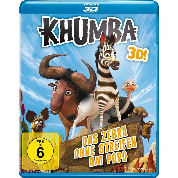Khumba - Das Zebra ohne Streifen am Popo - Blu-ray (EN, DE)
