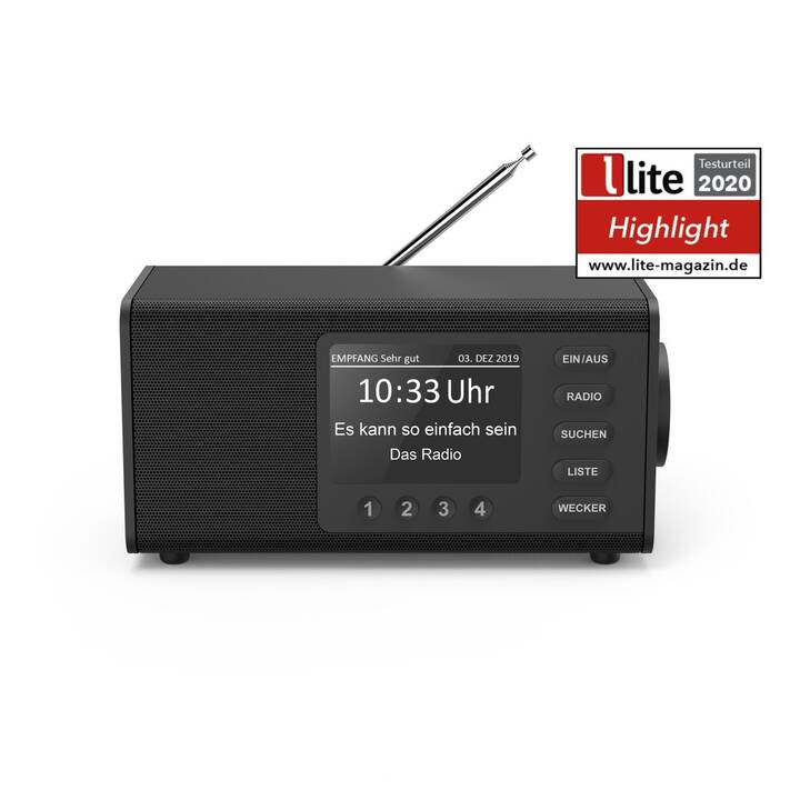 HAMA DR1000DE Radios numériques (Noir)