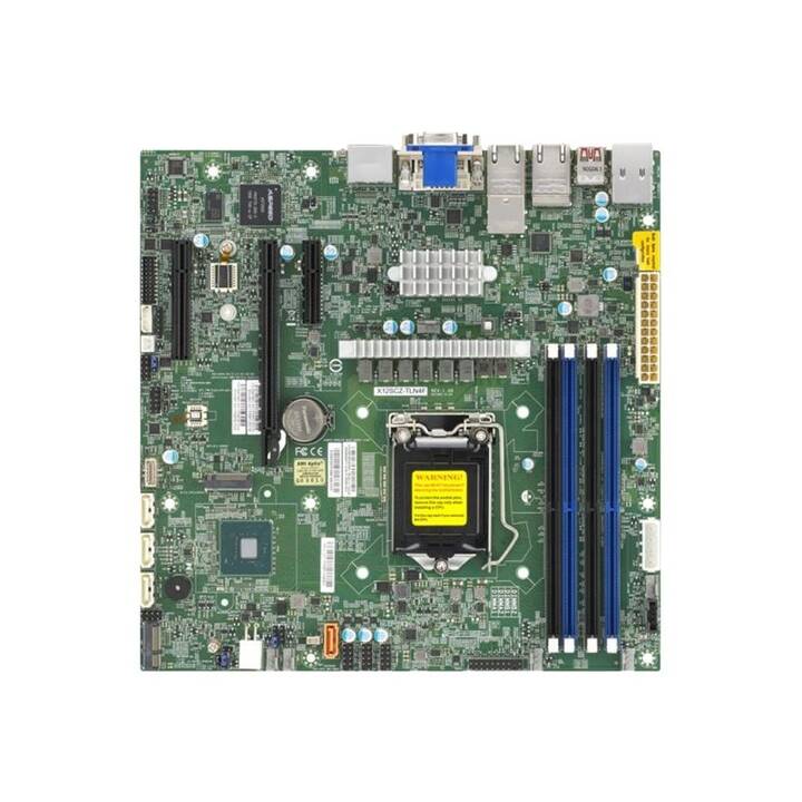 SUPERMICRO MBD-X12SCZ-TLN4F-O (LGA 1200, Intel W480, Micro ATX)