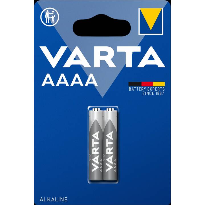VARTA Batterie (AAAA / Mini / LR61, 2 Stück)