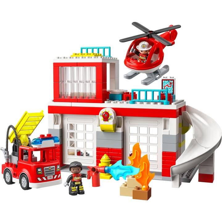 LEGO DUPLO Feuerwehrwache mit Hubschrauber (10970)