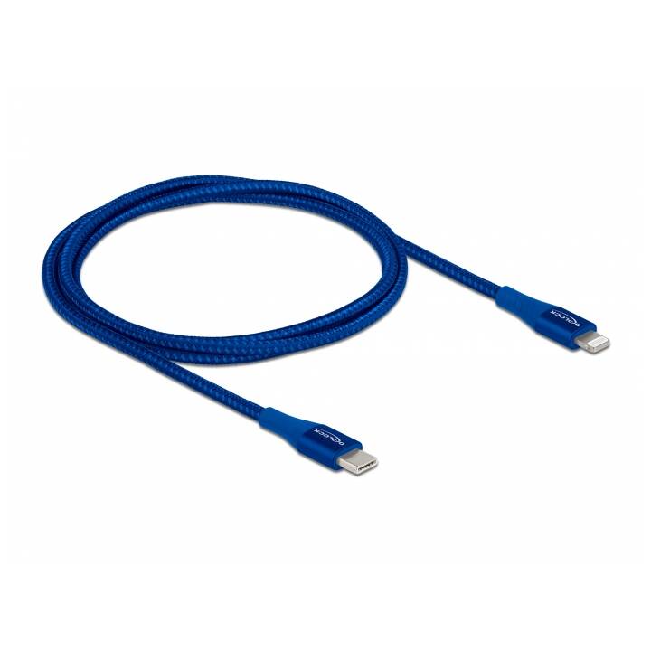 DELOCK USB-Kabel (USB C, Lightning, 1 m)