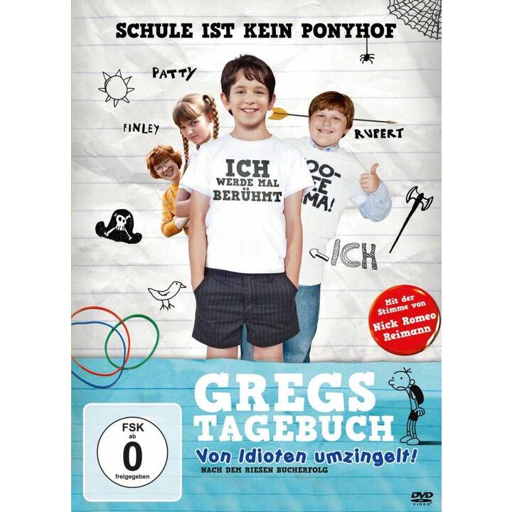Gregs Tagebuch - Von Idioten umzingelt! (DE, Multilingue, IT, EN)