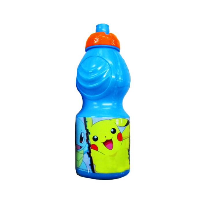 SOMBO Trinkflasche Pokemon (400 ml, Gelb, Blau)