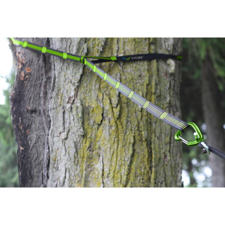 VIVERE Seil Ultra Lite Tree Straps und Karabiner (305 cm, Nylon und Edelstahl)