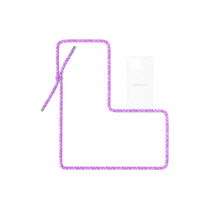 URBANY'S Cordoncino Lollipop (iPhone 13 mini, Transparente, Pink, Multicolore)