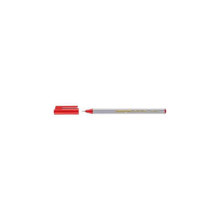 EDDING EF 89 Penna a fibra (Rosso, 1 pezzo)