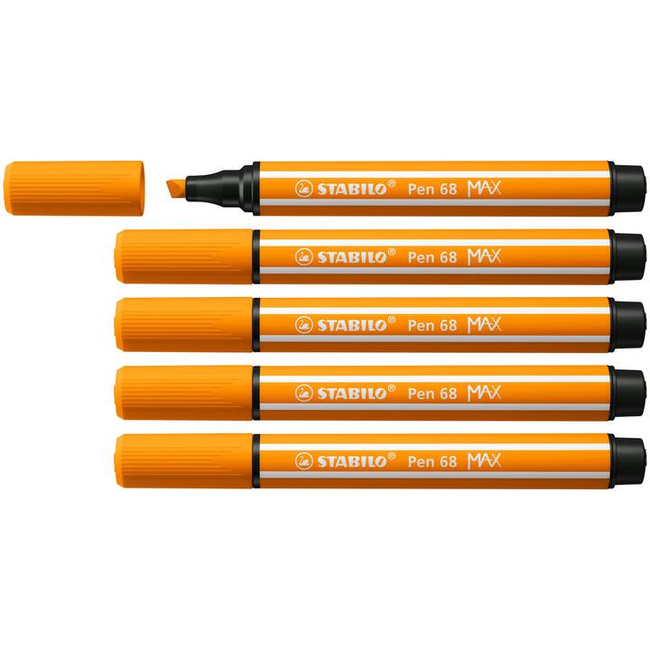 STABILO Max Crayon feutre (Orange, 5 pièce)