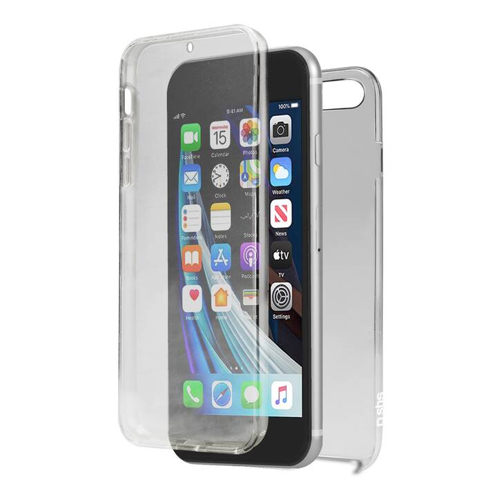 SBS Hardcase Full Body 360° (iPhone SE 2022, iPhone SE 2020, iPhone 8, iPhone 7, Transparente)