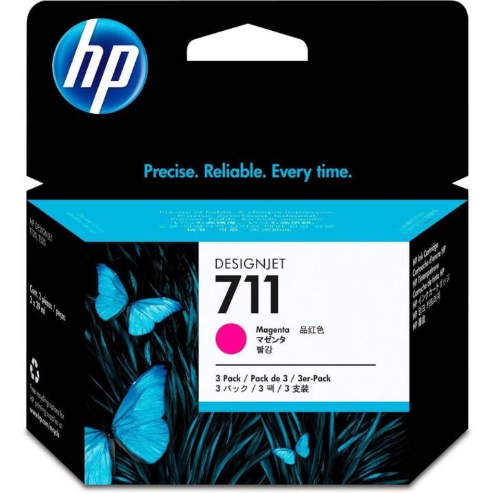 HP 711 (Magenta, Multipack)