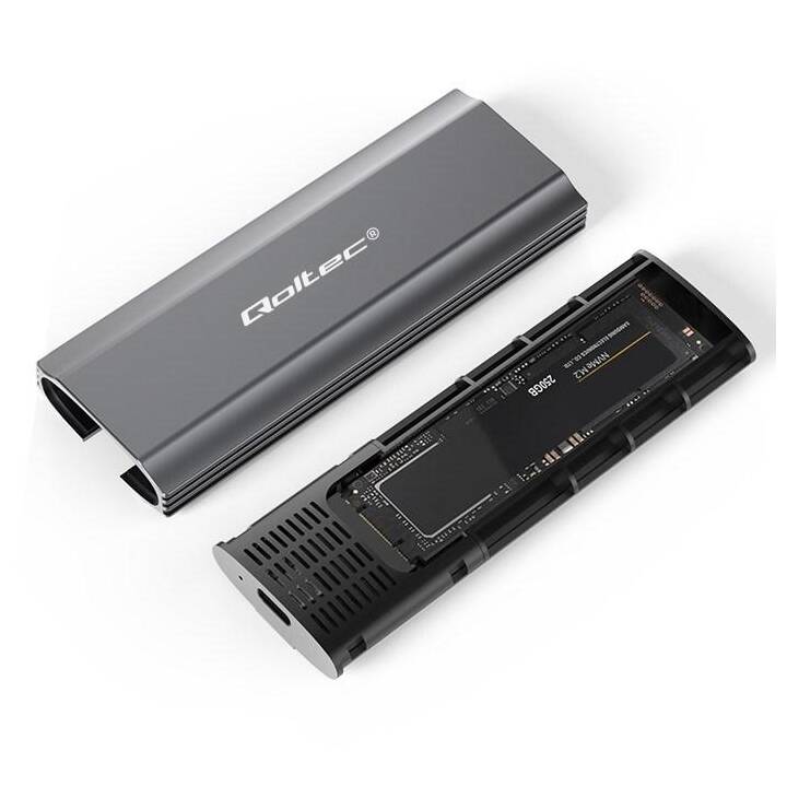 QOLTEC Boîtiers pour disques durs NV2271 (USB Type C)