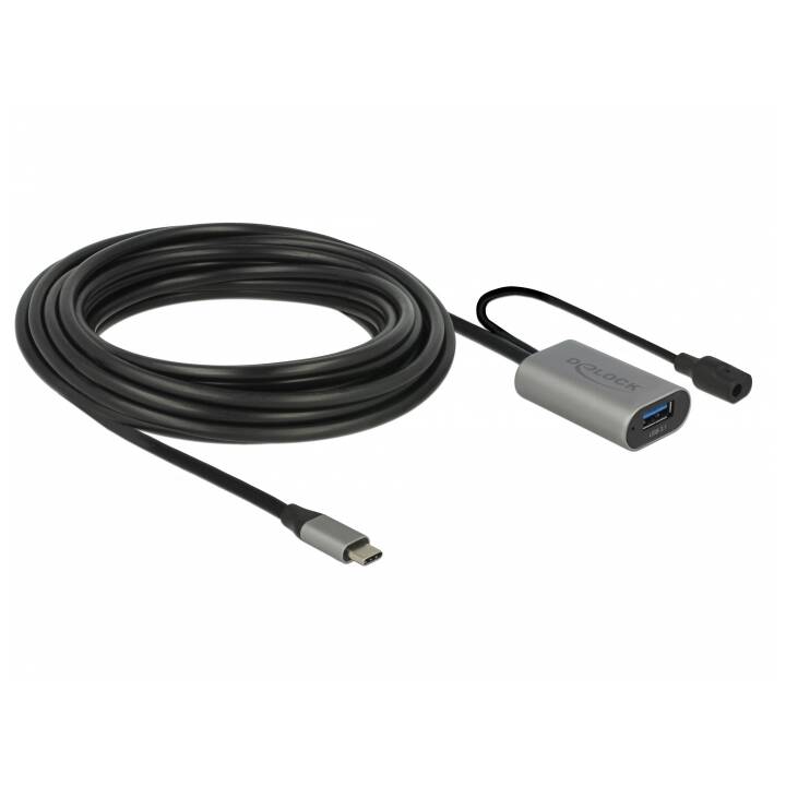 DELOCK USB-Kabel (USB-C, USB Typ-A, 5 m)
