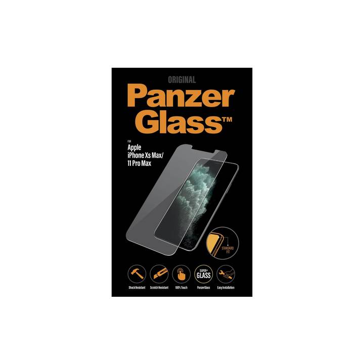 PANZERGLASS Vetro protettivo da schermo Standard Fit (iPhone 11 Pro Max, iPhone XS Max, 1 pezzo)