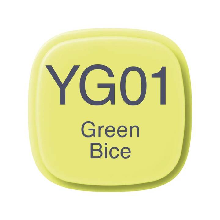 COPIC Marqueur de graphique Classic YG01 Green Bice (Vert clair, 1 pièce)