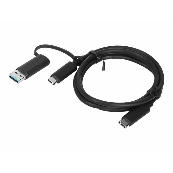 LENOVO Hybrid Câble USB (USB C, USB A, USB de type C, 1 m)
