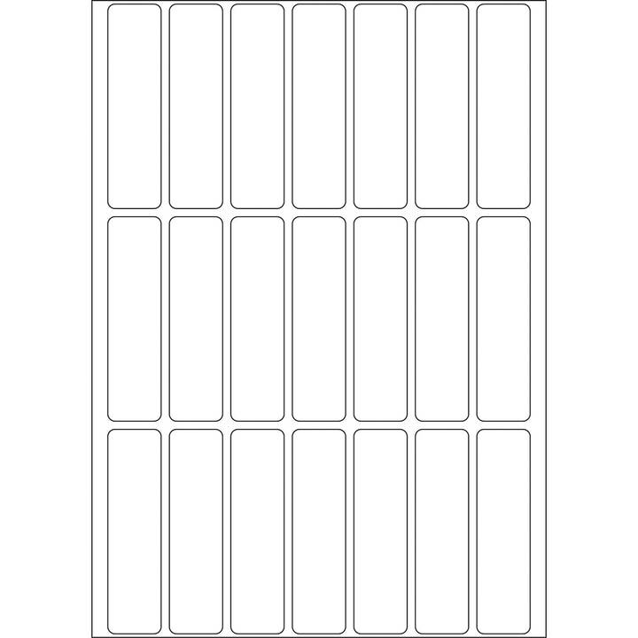 HERMA Foglie etichette per stampante (50 x 13 mm)