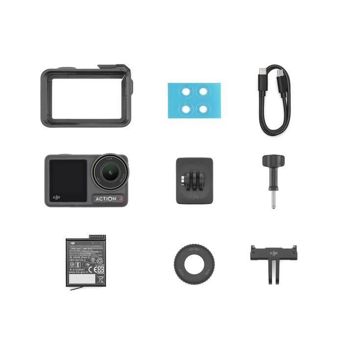 DJI Osmo Action 4 Standard Combo (3840 x 2880, Schwarz)