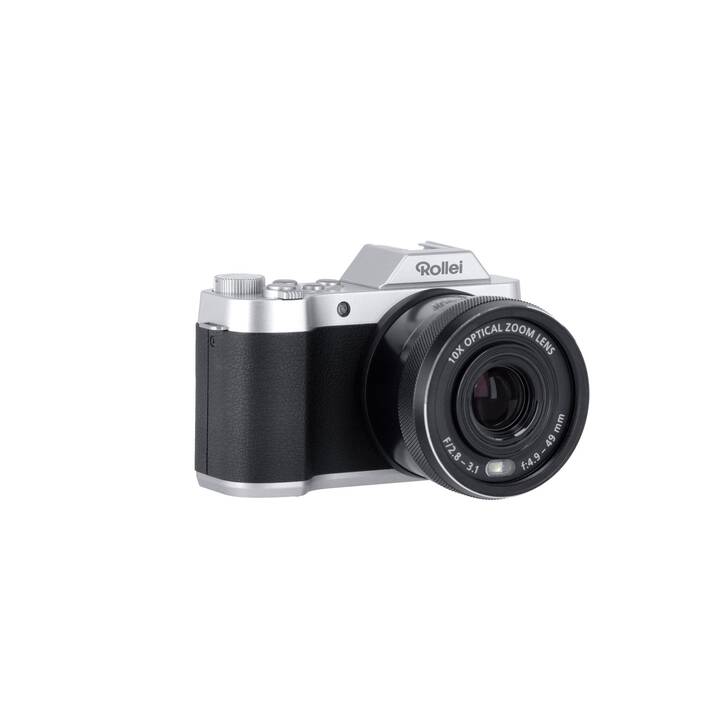 ROLLEI ローライ　NC Power Pack G-978 ROLLEI Powerflex 10x Retro (64 MP, Argent, Noir) - Interdiscount