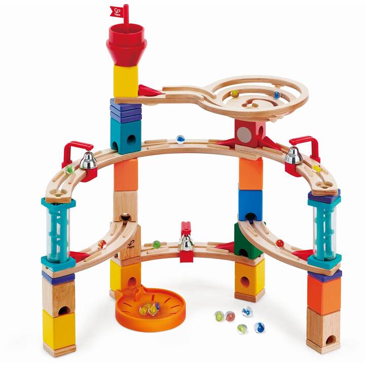 HAPE TOYS Kugelbahn Baukasten Aus der Burg entkommen