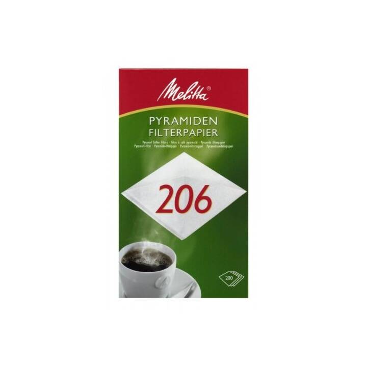 MELITTA Filtres à café Pyramide 206 (200 pièce)
