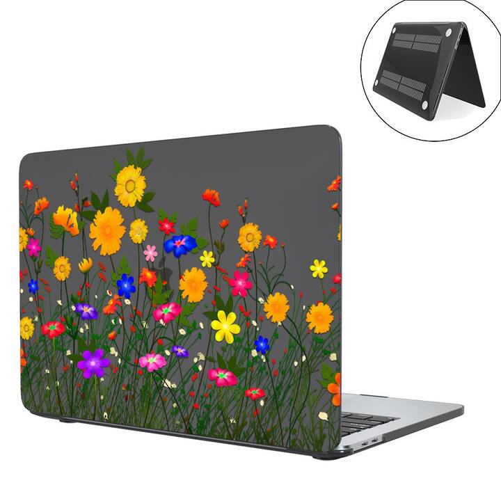 EG cover per MacBook Pro 13" (2019) - giallo - fiori