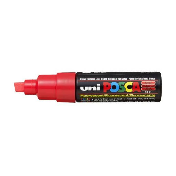 UNI-BALL Marqueur permanent (Rouge, 1 pièce)