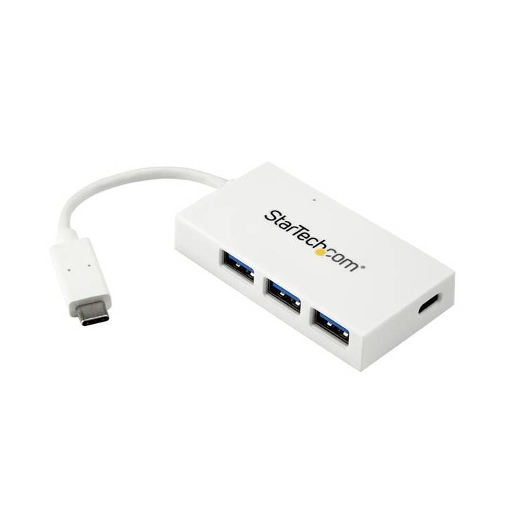 STARTECH.COM Concentrateur USB 4 ports, blanc