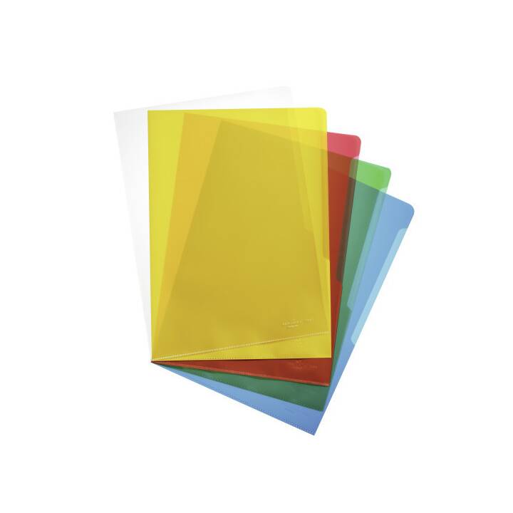 DURABLE Cartellina trasparente (Colori assortiti, A4, 100 pezzo)